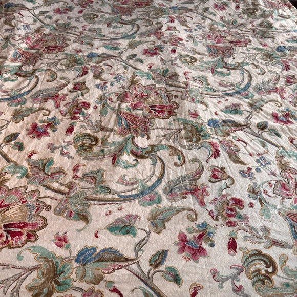 Lauren Ralph Lauren Antigua Reversible Queen/Full Duvet Cover 100% Cotton - Picture 5 of 11